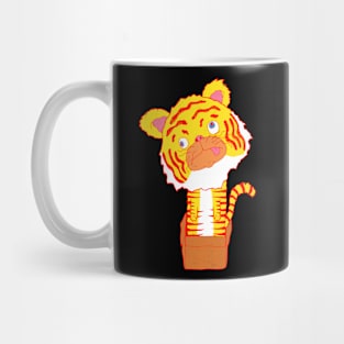 Tiger in a box Mug